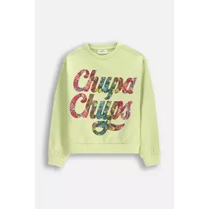 Coccodrillo bluză copii culoarea verde, cu imprimeu, LICENCE GIRL imagine