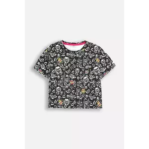 Coccodrillo tricou copii culoarea negru, LICENCE GIRL imagine