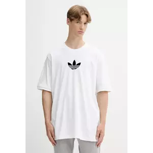 adidas Originals tricou din bumbac Oversize Tee culoarea alb, uni, JX1515 imagine