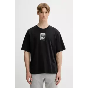 adidas Originals tricou din bumbac Graphic Os Ss T culoarea negru, cu imprimeu, JV7569 imagine