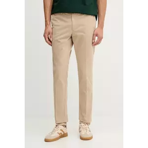 Hackett London pantaloni culoarea bleumarin, drept, HM212487R imagine