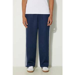 adidas Originals pantaloni de trening Adicolor Baggy Fit Firebird Pant culoarea albastru marin, cu imprimeu, IZ2466 imagine
