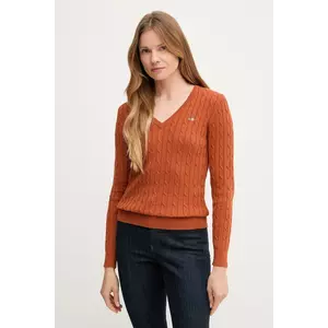 Gant pulover culoarea albastru marin, light imagine