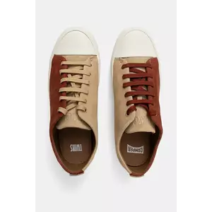 Camper teniși din piele întoarsă TWS culoarea bordo, K200980-016 imagine