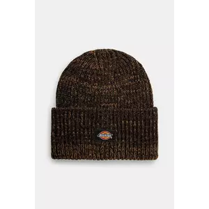 Dickies caciula Lewistown Beanie culoarea maro, din tricot gros, DK0A4Z3J imagine