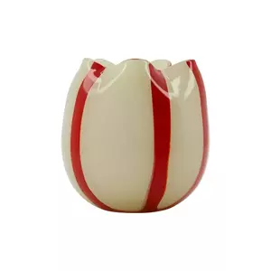 House Doctor sfeșnic decorativ HDGula 16 cm culoarea roșu imagine