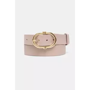 Answear Lab curea de piele culoarea roz imagine