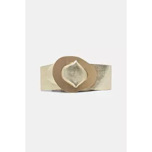 Answear.LAB curea de piele culoarea auriu imagine