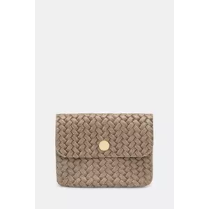 Answear.LAB portofel de piele culoarea bej imagine