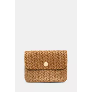 Answear.LAB portofel de piele culoarea maro imagine