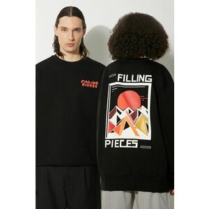 Filling Pieces hanorac de bumbac Sunset culoarea negru, cu imprimeu, 74517021861 imagine
