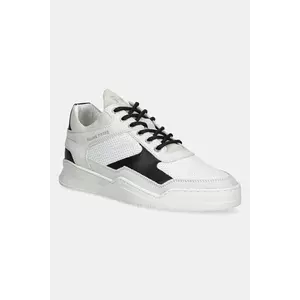Filling Pieces sneakers din piele Low Top Ghost Paneled barbati, culoarea alb, 25298802024 imagine