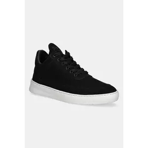 Filling Pieces adidași din nubuc Low Top Ripple Nubuck barbati, culoarea negru, 25122841861 imagine