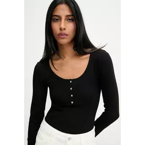 Answear.LAB longsleeve culoarea negru imagine