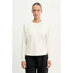 Dkny bluză culoarea bej, cu imprimeu, DP5T9976 imagine