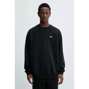 Vans hanorac de bumbac culoarea negru, uni, VN000P20BLK1 imagine
