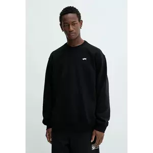 Vans hanorac de bumbac culoarea negru, uni, VN000P59BLK1 imagine