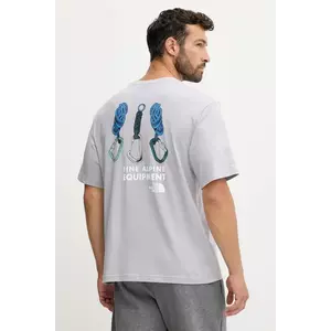 The North Face tricou din bumbac cu imprimeu, NF0A8F2GBOB1 imagine