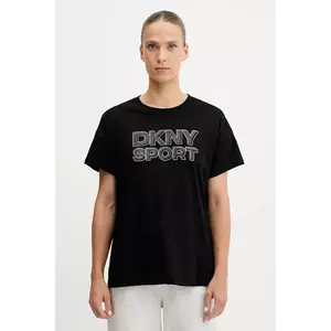 Dkny tricou din bumbac culoarea negru, DP5T1346 imagine