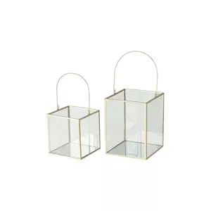 Boltze felinar Malta 2-pack culoarea galben imagine