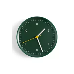 HAY ceas de perete 26, 5 x 3, 6 cm culoarea verde imagine