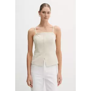 Dkny bluză culoarea bej, UD5JS043 imagine