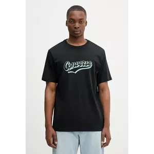 Converse tricou din bumbac culoarea negru, cu imprimeu, 10027994-A04 imagine