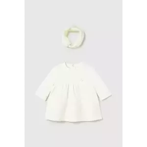Mayoral Newborn rochie bebe culoarea bej, mini, evazați, 2803 imagine