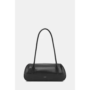 Yuzefi poșetă de piele OYSTER culoarea negru, YUZCO-HB-OYSB-L034 imagine