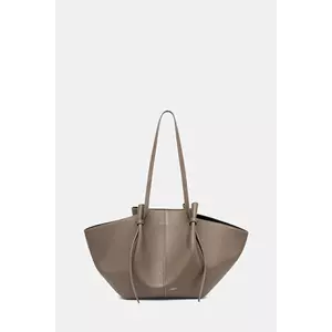 Yuzefi poșetă de piele LARGE MOCHI culoarea bej, YUZSS25-HB-LM-L052 imagine