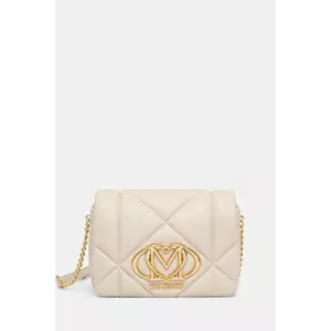 Love Moschino poșetă culoarea bej, JC4084PP1NLC0110 imagine