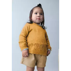 Mayoral pantaloni scurți bebe culoarea maro, uni, 2261 imagine