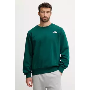 The North Face bluză Simple Dome culoarea verde, cu imprimeu, NF0A89FB1KI1 imagine