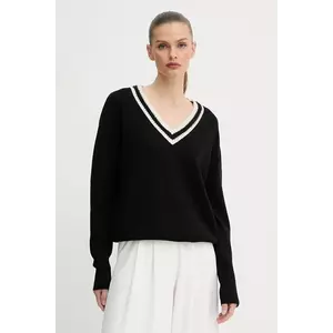 Silvian Heach pulover OLIVIER culoarea negru, GPA25287MA imagine