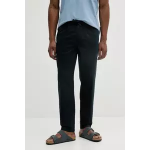 Lindbergh pantaloni din in culoarea bleumarin, mulata, 30-003122A imagine