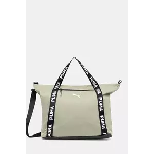 Puma poșetă culoarea verde, 91856 imagine