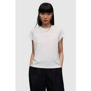 AllSaints tricou din bumbac Anna femei, culoarea alb imagine