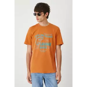 Medicine tricou din bumbac culoarea portocaliu, cu imprimeu imagine