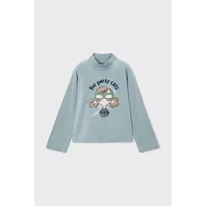 Mayoral longsleeve culoarea verde, cu turtleneck, 4002 imagine