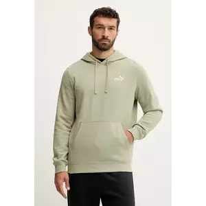 Puma bluză culoarea verde, cu glugă, cu imprimeu, 684718 imagine