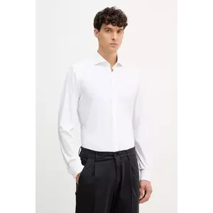 Joop! cămașă culoarea alb, cu guler italian, slim, 30046080 imagine