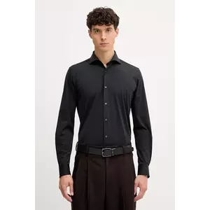 Joop! cămașă culoarea negru, cu guler italian, slim, 30046080 imagine