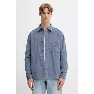 Tommy Jeans cămașă din bumbac cu guler clasic, regular, DM0DM21698 imagine