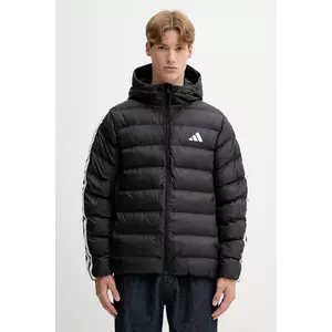 adidas geacă Essentials culoarea negru, de tranzitie, JM8355 imagine