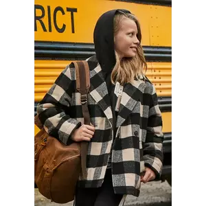 Mayoral haină copii culoarea negru, 7431 imagine