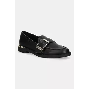 Dkny mocasini Jorvyn culoarea negru, cu toc plat, K3574688 imagine
