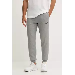 Puma pantaloni de trening culoarea gri, uni, 682606 imagine
