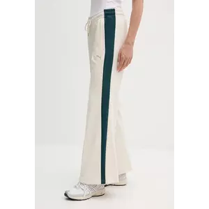 Puma pantaloni de trening culoarea bej, cu imprimeu, 632138 imagine