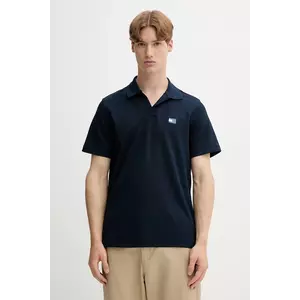 Tommy Jeans tricou polo culoarea bleumarin, uni, DM0DM21657 imagine