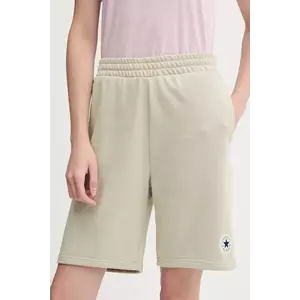 Converse pantaloni scurți culoarea bej, uni, 10026979-A10 imagine